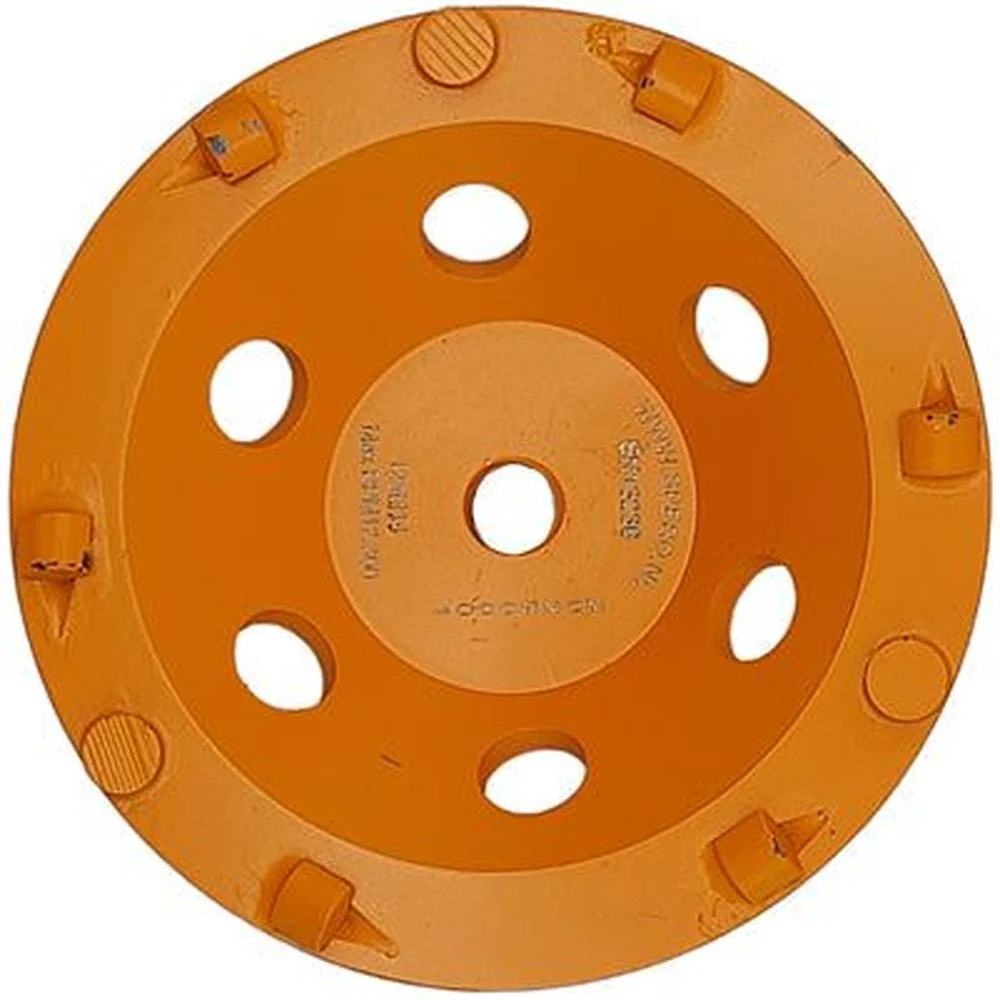 125mm EXTRA GROF 9 Segment PKD Komslijpschijf Coating, Lijm, Asbest & Bitumen - Asgat:25mm TBV. Festool Renovix Spero