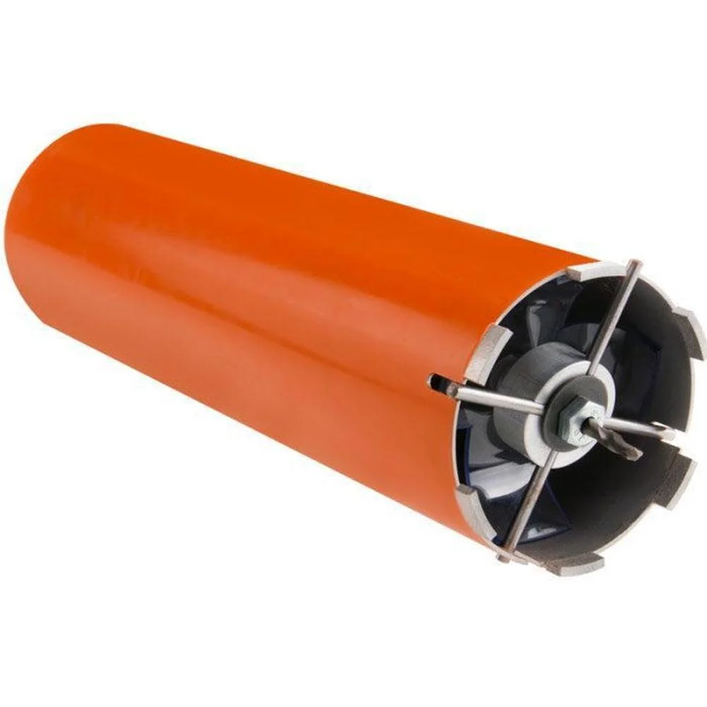 127mm Diamant Droogboor M16 - 400mm lang met Stofafzuiging & Centreersleuven Spero