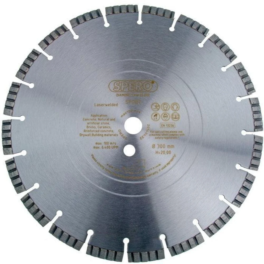 350mm Beton Diamantzaagblad PRO asgat 25,40mm Spero