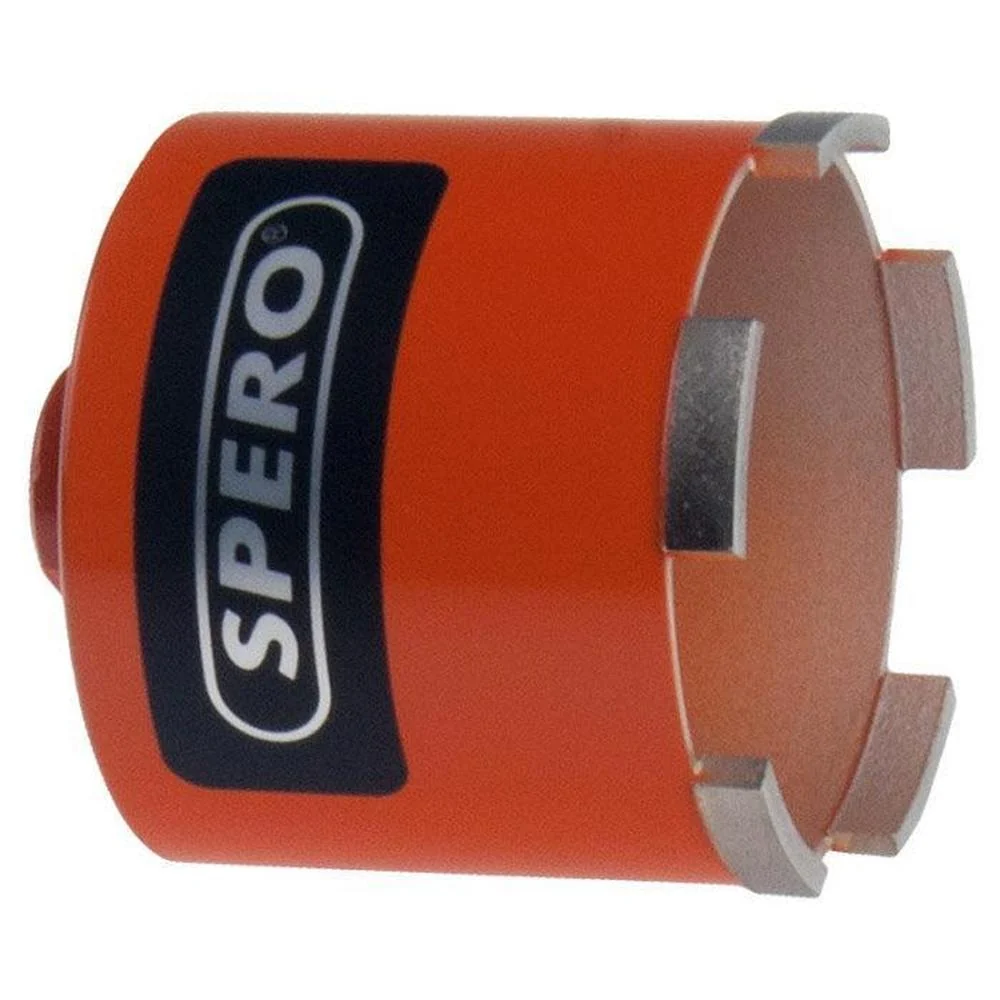 82mm x 60mm - M16(F) PRO Diamant Dozenboor 5 segmenten met achtersleuven t.b.v. stofadapter (droog gebruik) Spero