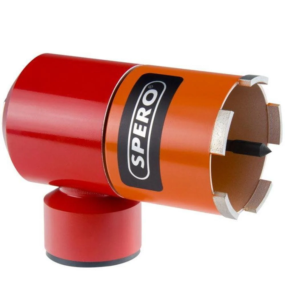 82mm x 60mm - M16(F) STANDAARD Diamant Dozenboor 5 segmenten met achtersleuven t.b.v. stofadapter (droog gebruik) Spero
