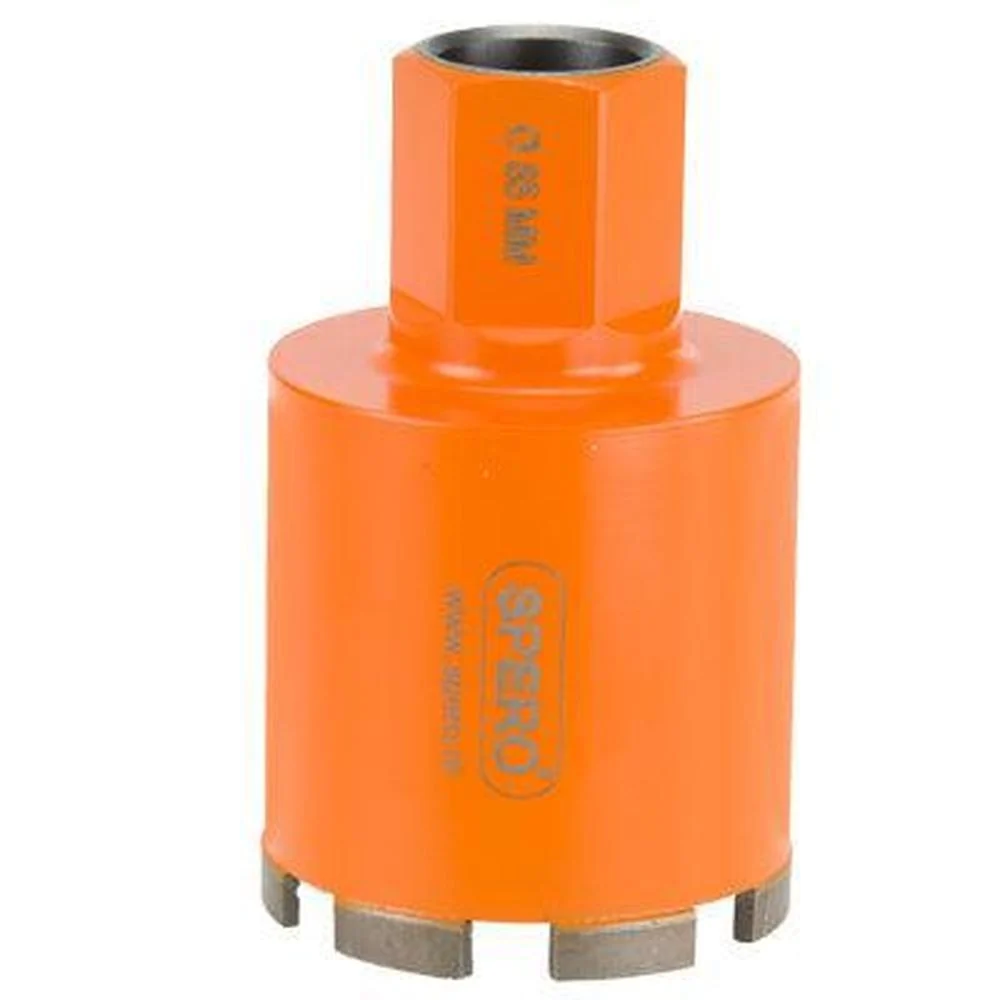 85mm 1 1/4UNC (F) - BETON dozenboor 7 segmenten - Nat gebruik + Droog ICM Soft impact Spero
