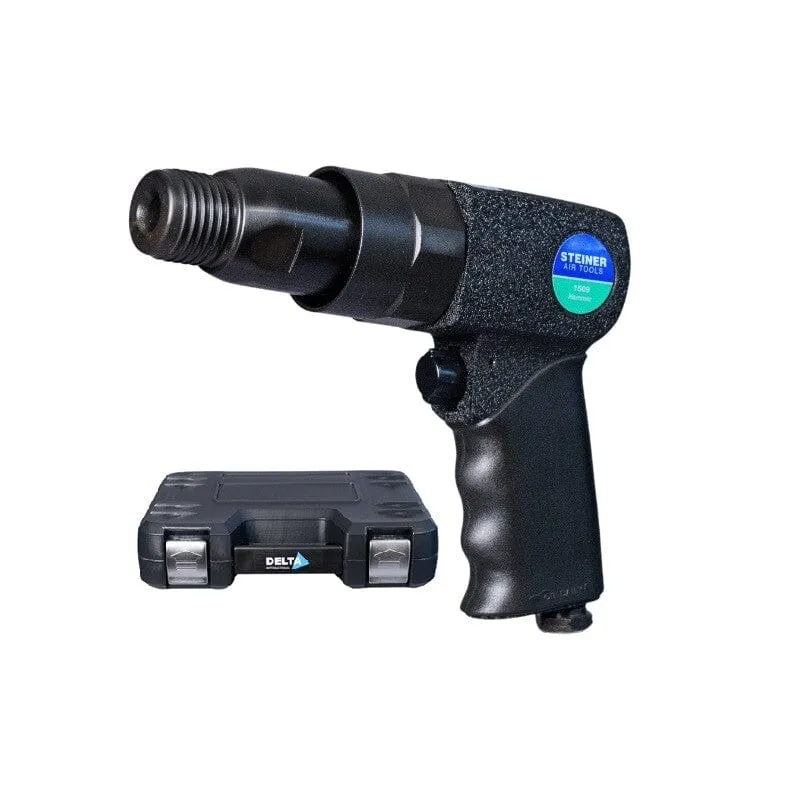 Hakhamer HD, 10mm, 6-kant, koffer met acc. Steiner Airtools