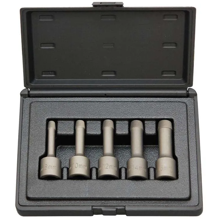 1/2" Spiraal doppenset, 5dlg, ext. Steiner Airtools