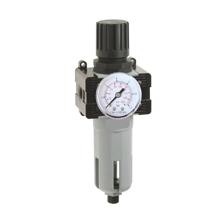 1/2" Waterafscheider, drukregelaar, manometer Steiner Airtools