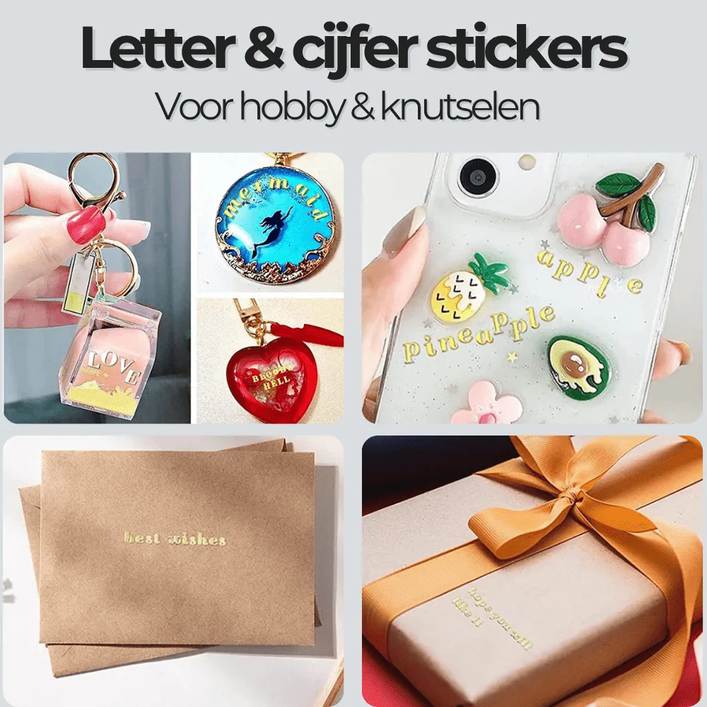 Stickers Letters & Cijfers (640 st.)
