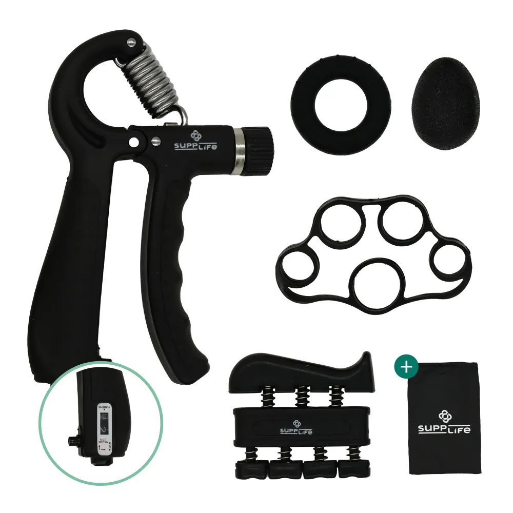 Supplife 5-Delige Fitness Handtrainer Set Supplife.nl