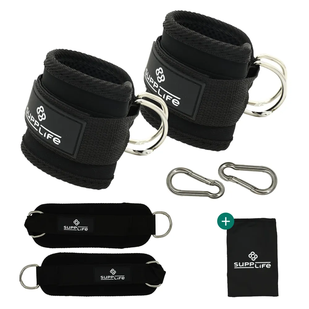 Supplife Ankle Straps - Enkelband Fitness - Kabelmachine - 2 stuks Supplife.nl