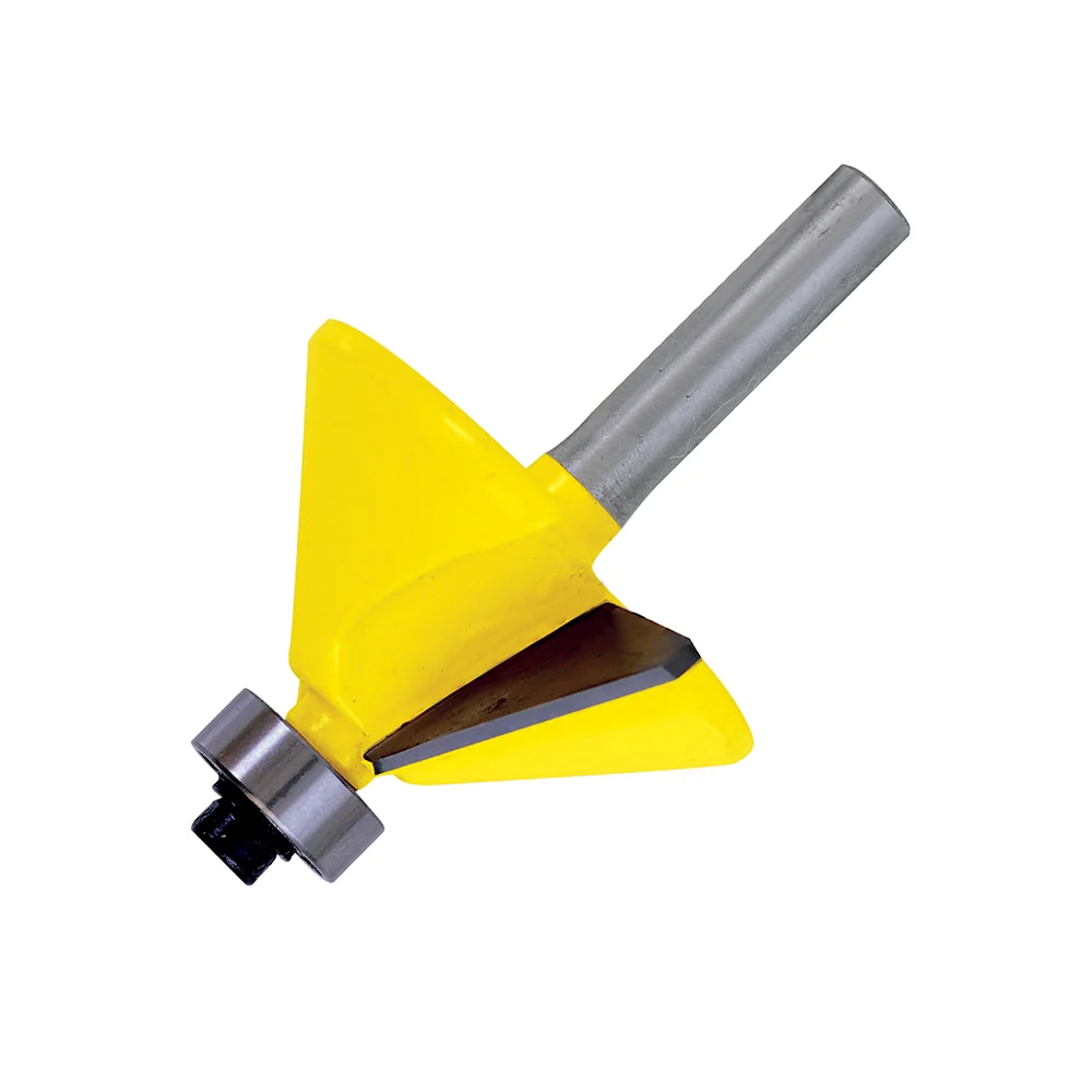 Broca para router de acero chaflán con balero 1-1/4" zanco de 1/4" Surtek SURTEK DS