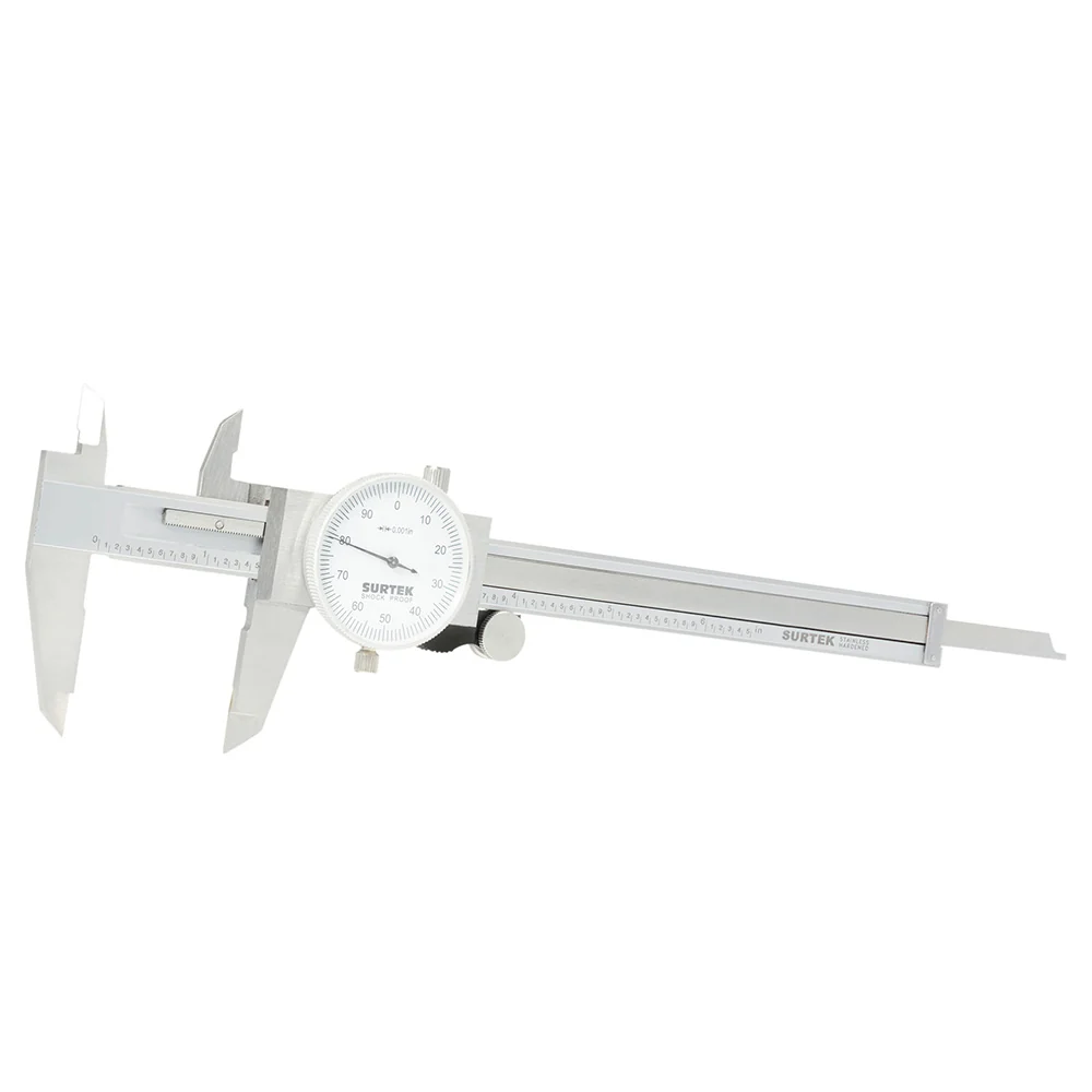 Calibrador en pulgadas de carátula 0 - 6" Surtek SURTEK DS