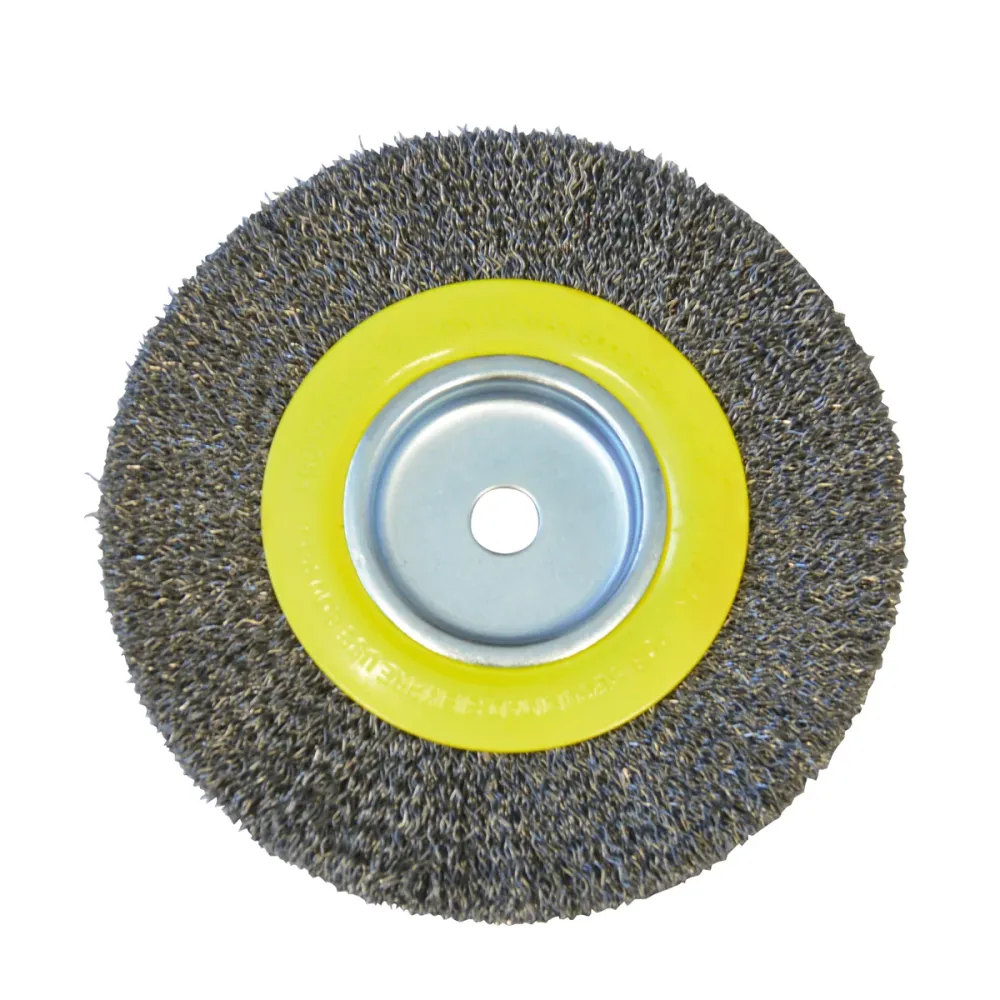 Carda circular ondulada alambre delgado para esmeril 6" x 1-1/8" eje 1/2" Surtek SURTEK DS