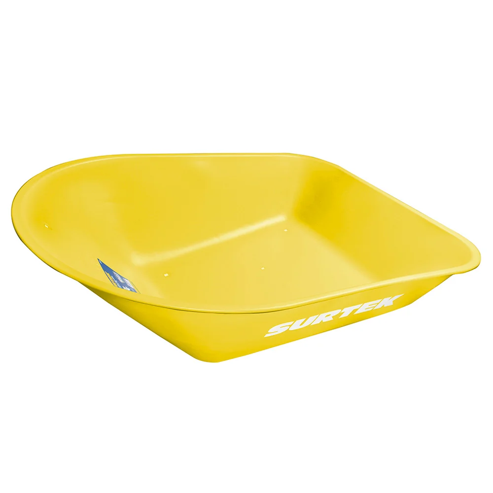 Concha de acero para carretilla herraje tipo americano 4.5 Ft3, amarilla Surtek SURTEK DS