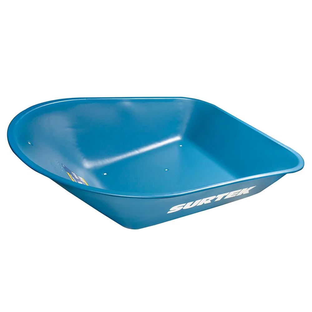 Concha de acero para carretilla herraje tipo americano 5 Ft3, azul Surtek SURTEK DS