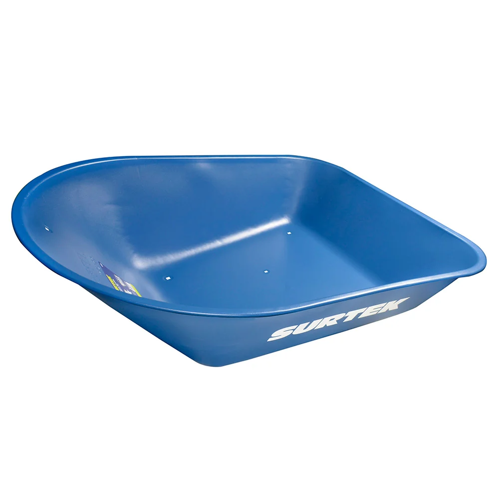 Concha de acero para carretilla herraje tipo americano 4 Ft3, azul marino Surtek SURTEK DS
