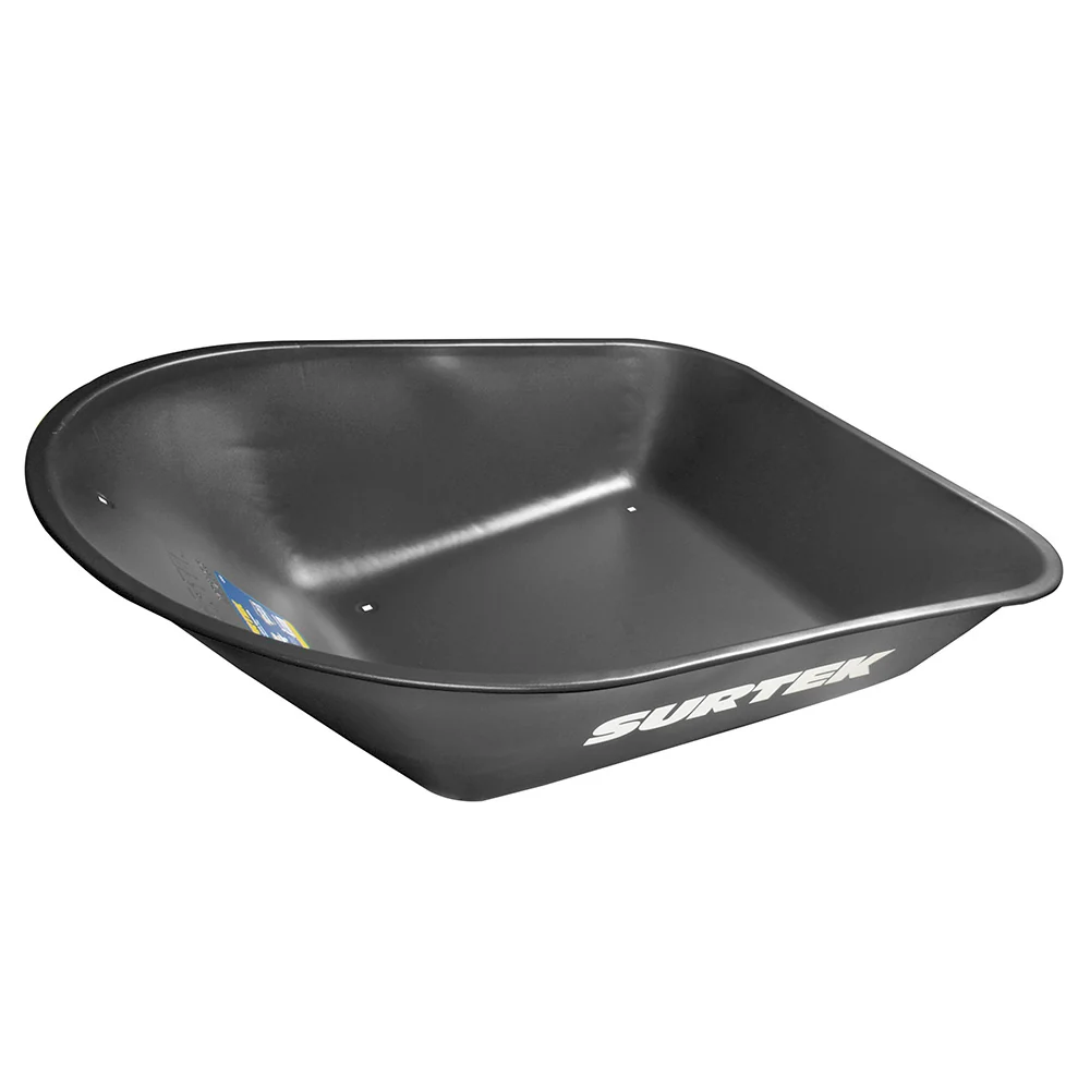 Concha de acero para carretilla herraje tipo americano 5.5 Ft3, negra Surtek SURTEK DS