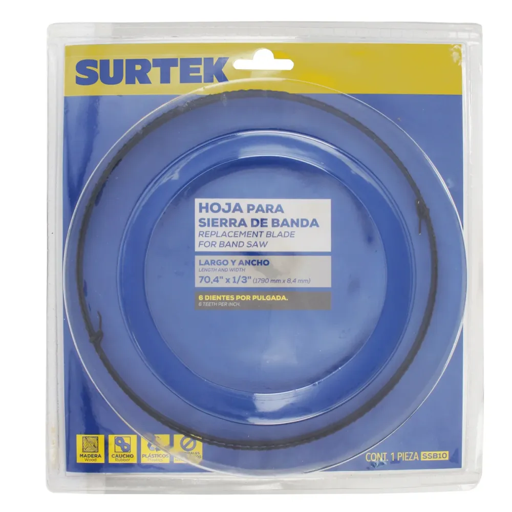 Hoja para sierra de banda 10" 4 dpp Surtek SURTEK DS