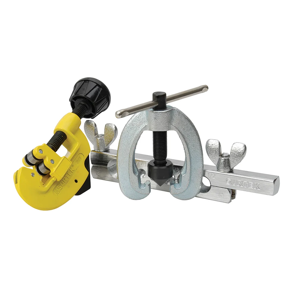 Juego de avellanador, cortatubos y prensa ajustable de 3/16" 5/8", 3 piezas Surtek SURTEK DS