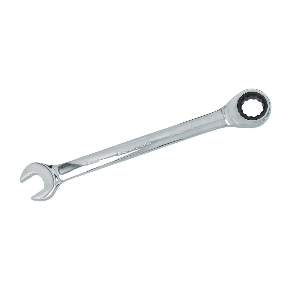Llave combinada pulido espejo de matraca métrica, 12 puntas, 22mm Surtek SURTEK DS