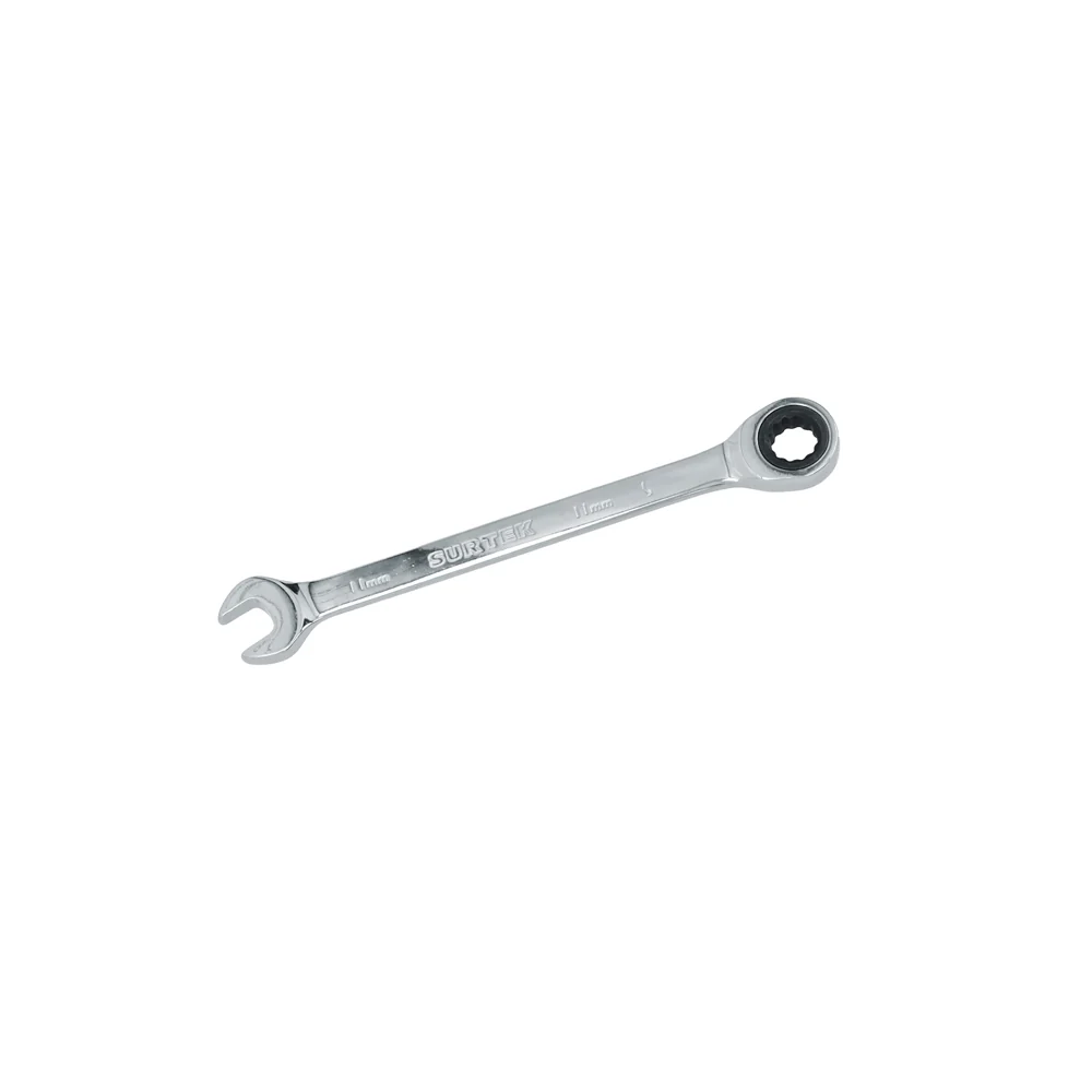 Llave combinada pulido espejo de matraca métrica, 12 puntas, 11mm Surtek SURTEK DS