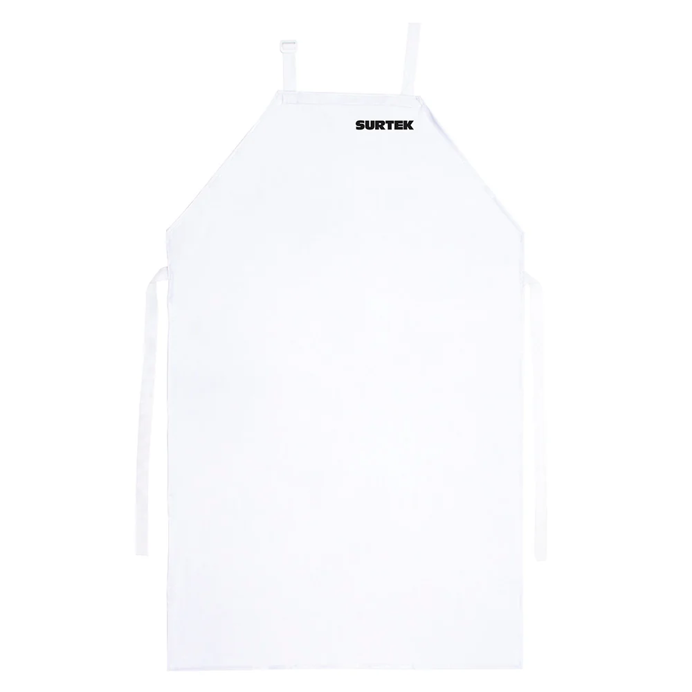 Mandil de PVC dieléctrico color blanco, 1.10 m Surtek SURTEK DS
