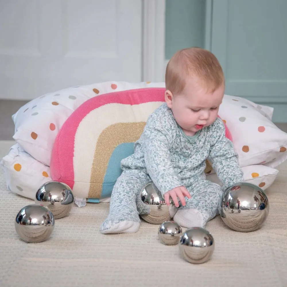 Tickit sensorische reflecterende geluidsballen - 7 stuks