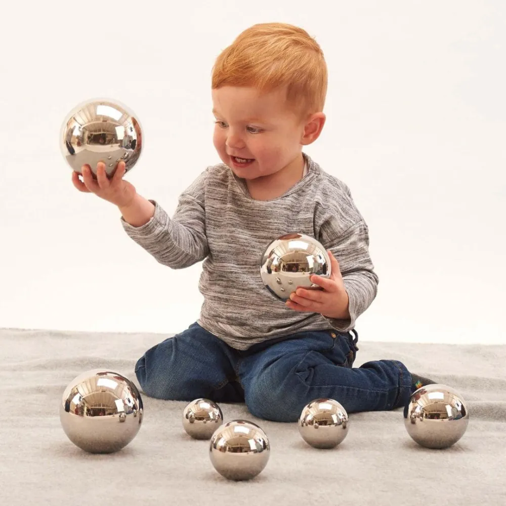 Tickit sensorische reflecterende geluidsballen - 7 stuks