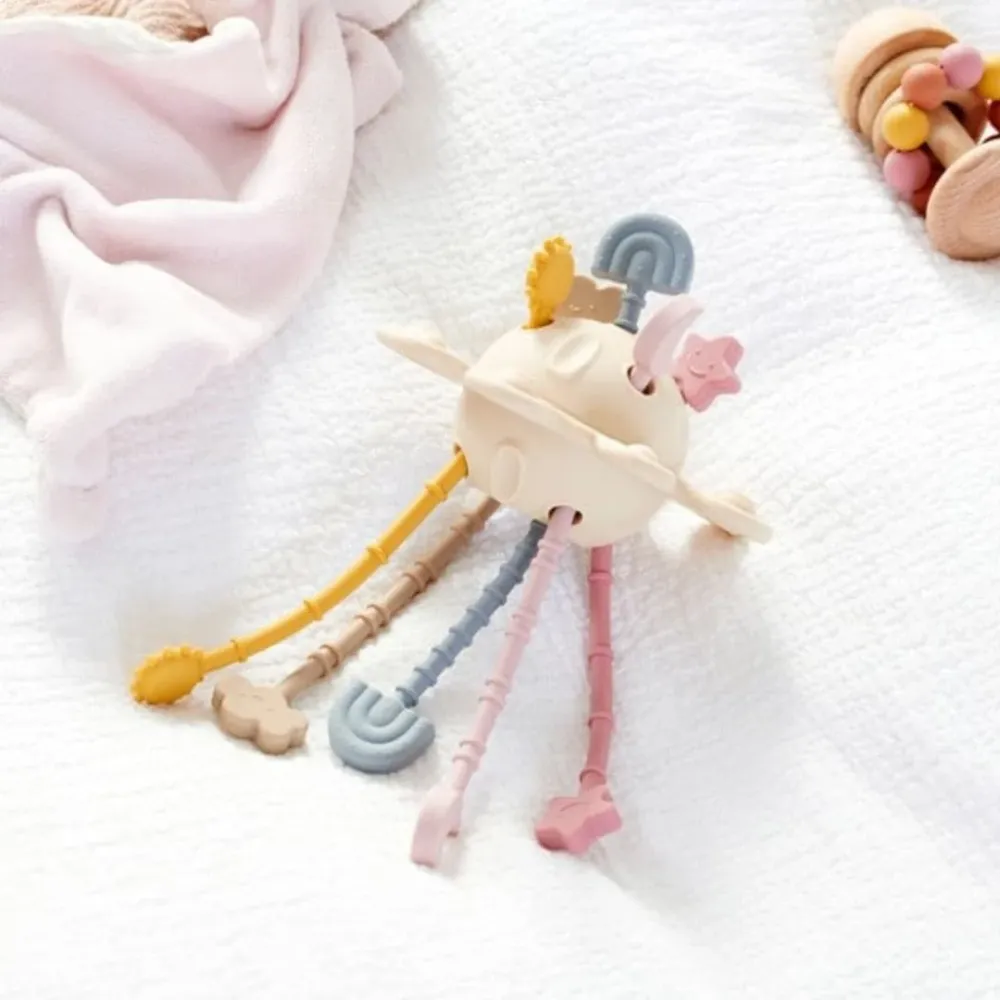 Tickit SiliSoft Zip Pull toy - sand