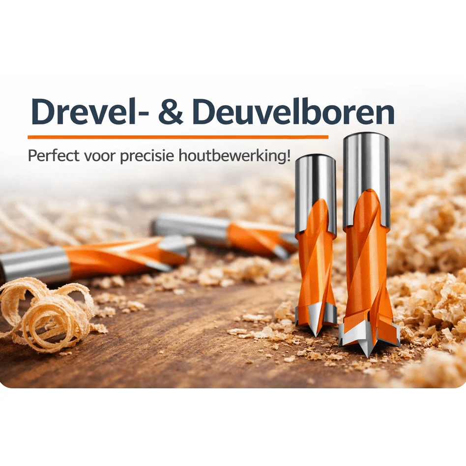Trasco Deuvelfrees 5 mm – SL 20 mm, TL 49 mm, binnendraad M6