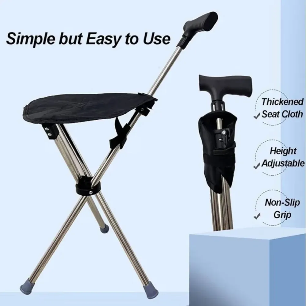 TravelEase | 2--1 Wandelhulp met Direct Zitcomfort