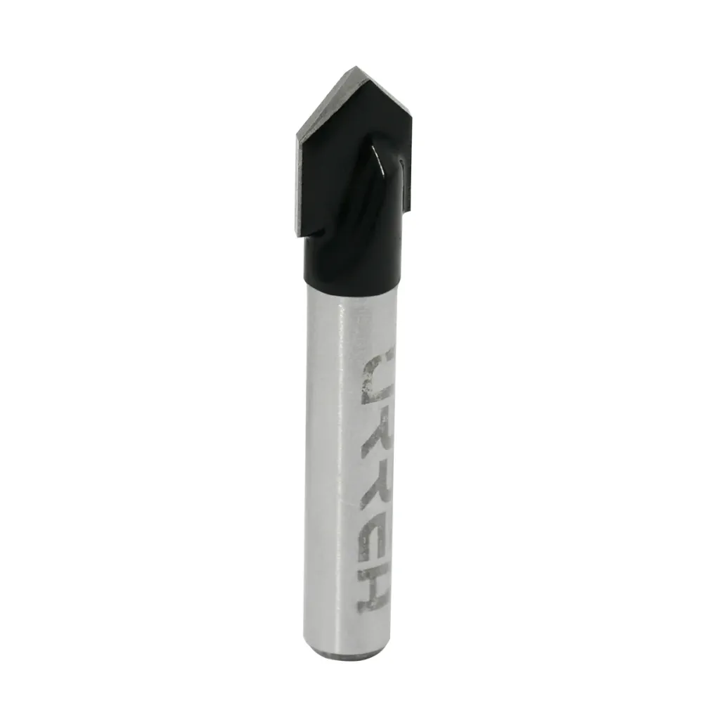 Broca para router de acero corte en "V" 1/2" zanco de 1/4" Urrea URREA DS