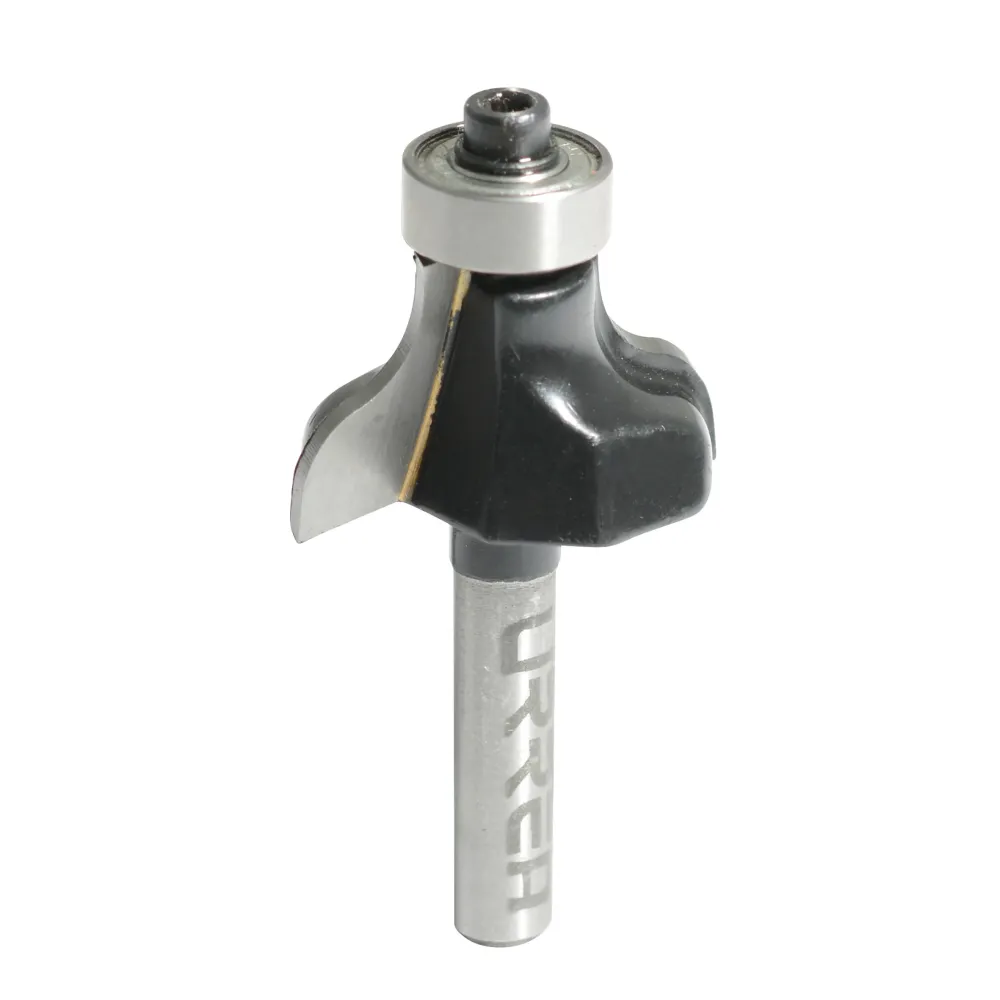 Broca para router de acero pecho de paloma con balero 1-1/8" zanco de 1/4" Urrea URREA DS