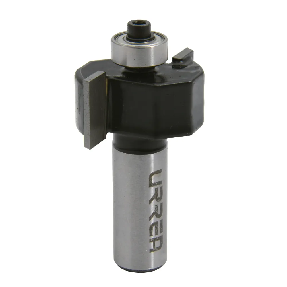 Broca para router de acero rebajadora con balero 1-1/4" zanco de 1/2" Urrea URREA DS