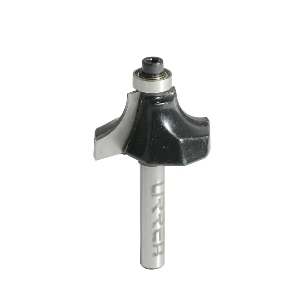 Broca para router de acero redondeadora con balero para moldura 1-1/2" zanco de 1/4" Urrea URREA DS