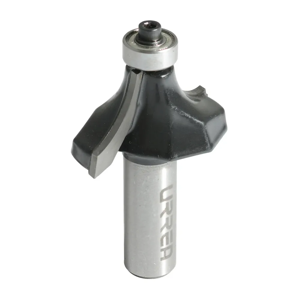 Broca para router de acero redondeadora con balero 1-1/2" zanco de 1/4" Urrea URREA DS