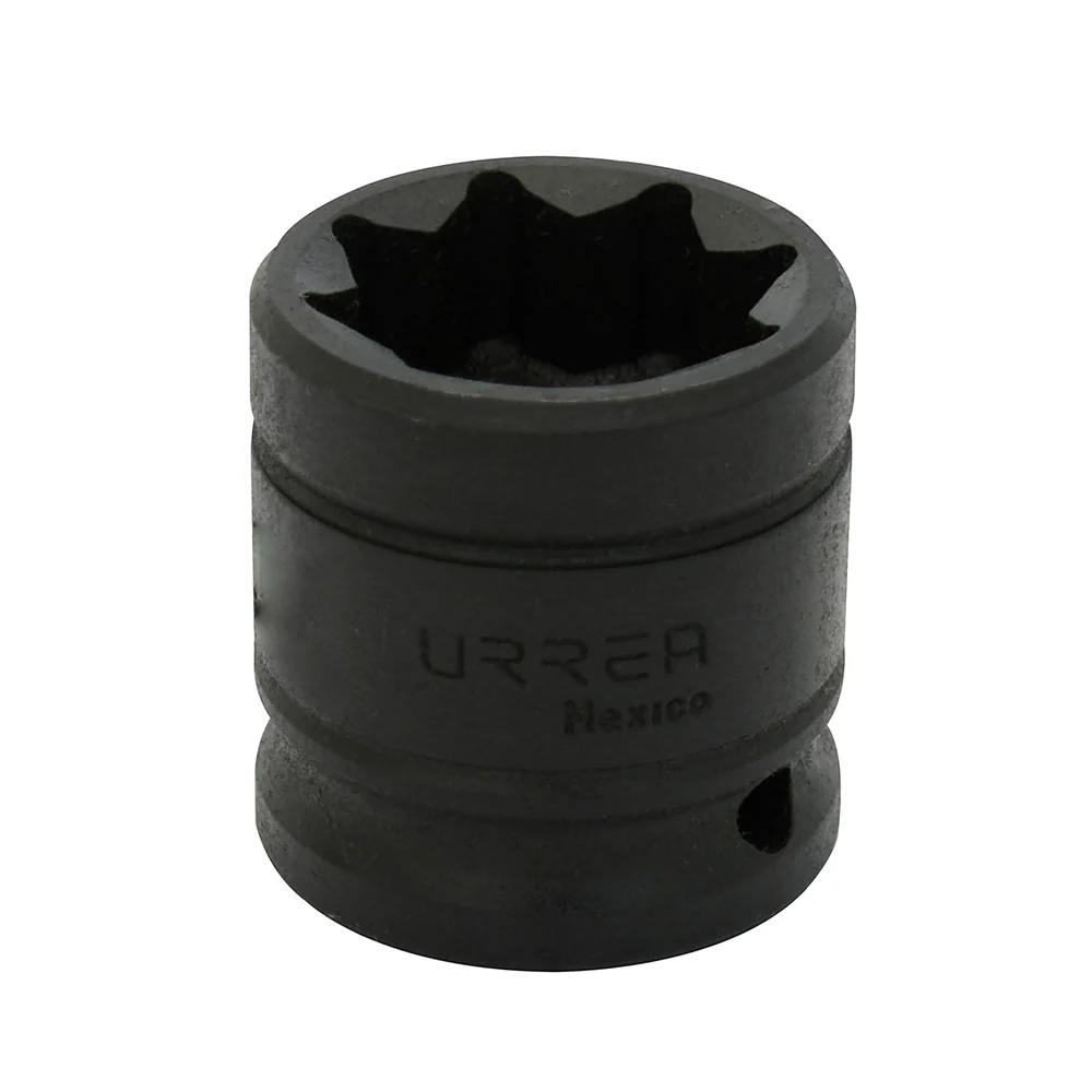 Dado de impacto cuadro de 1/2", 8 puntas, en pulgadas, 1-1/16" Urrea URREA DS