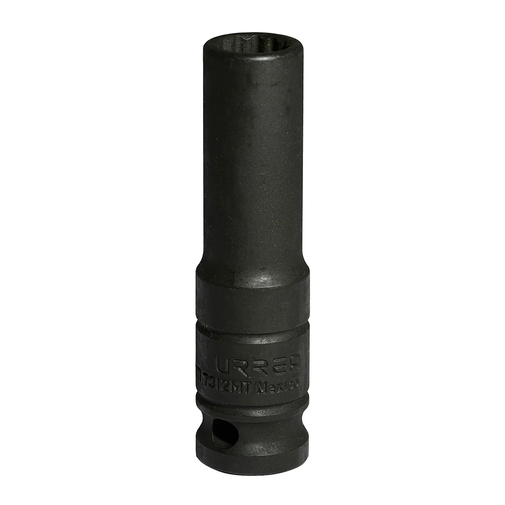 Dado de impacto largo cuadro de 1/2", 12 puntas, métrico, 12 mm Urrea URREA DS