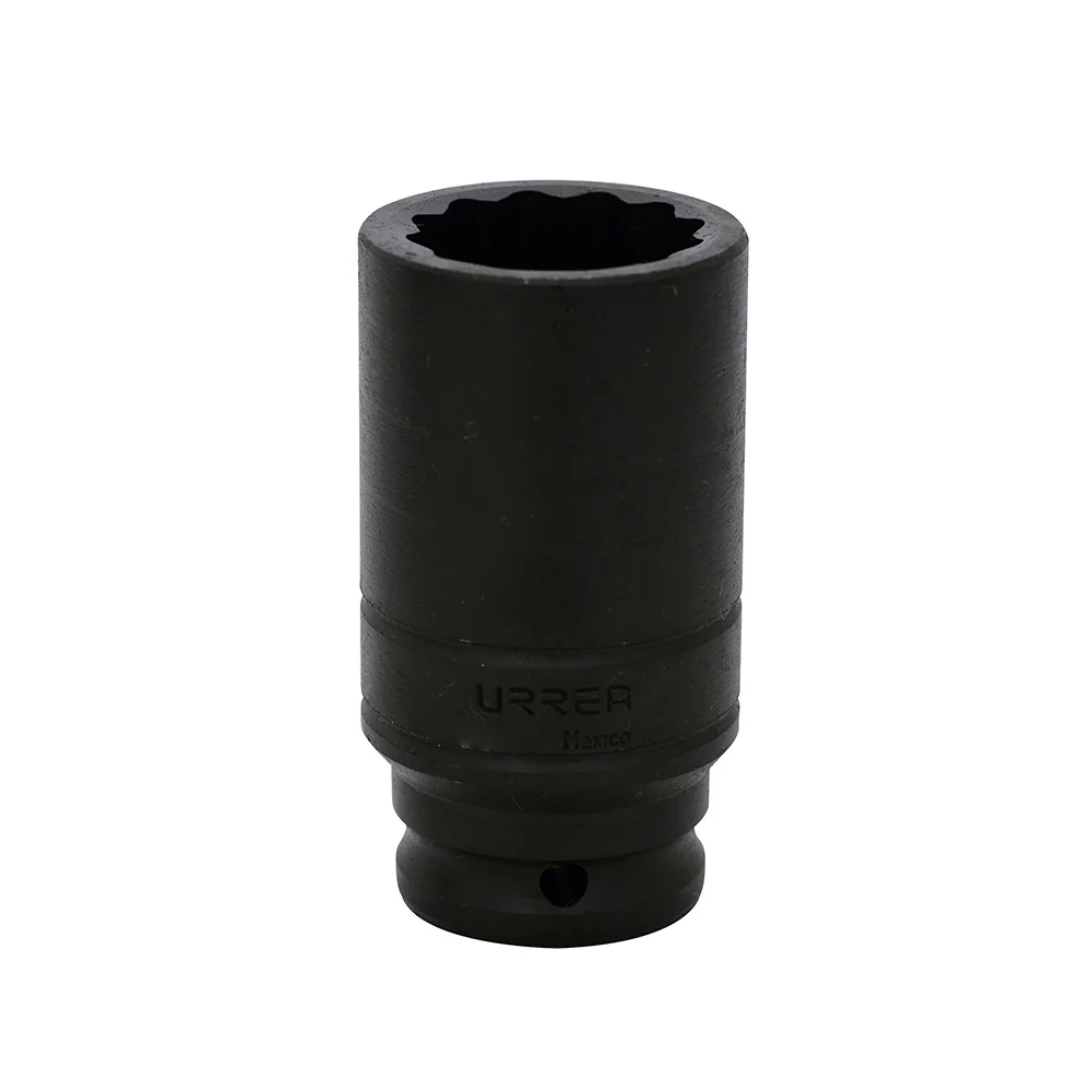 Dado de impacto largo cuadro de 1/2", 12 puntas, métrico, 27 mm Urrea URREA DS