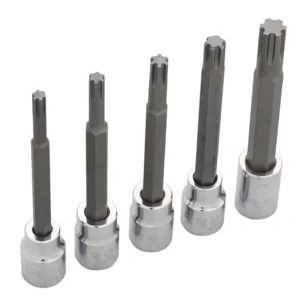 Juego de dados con punta ribe cuadro de 3/8", 5 piezas Urrea URREA DS
