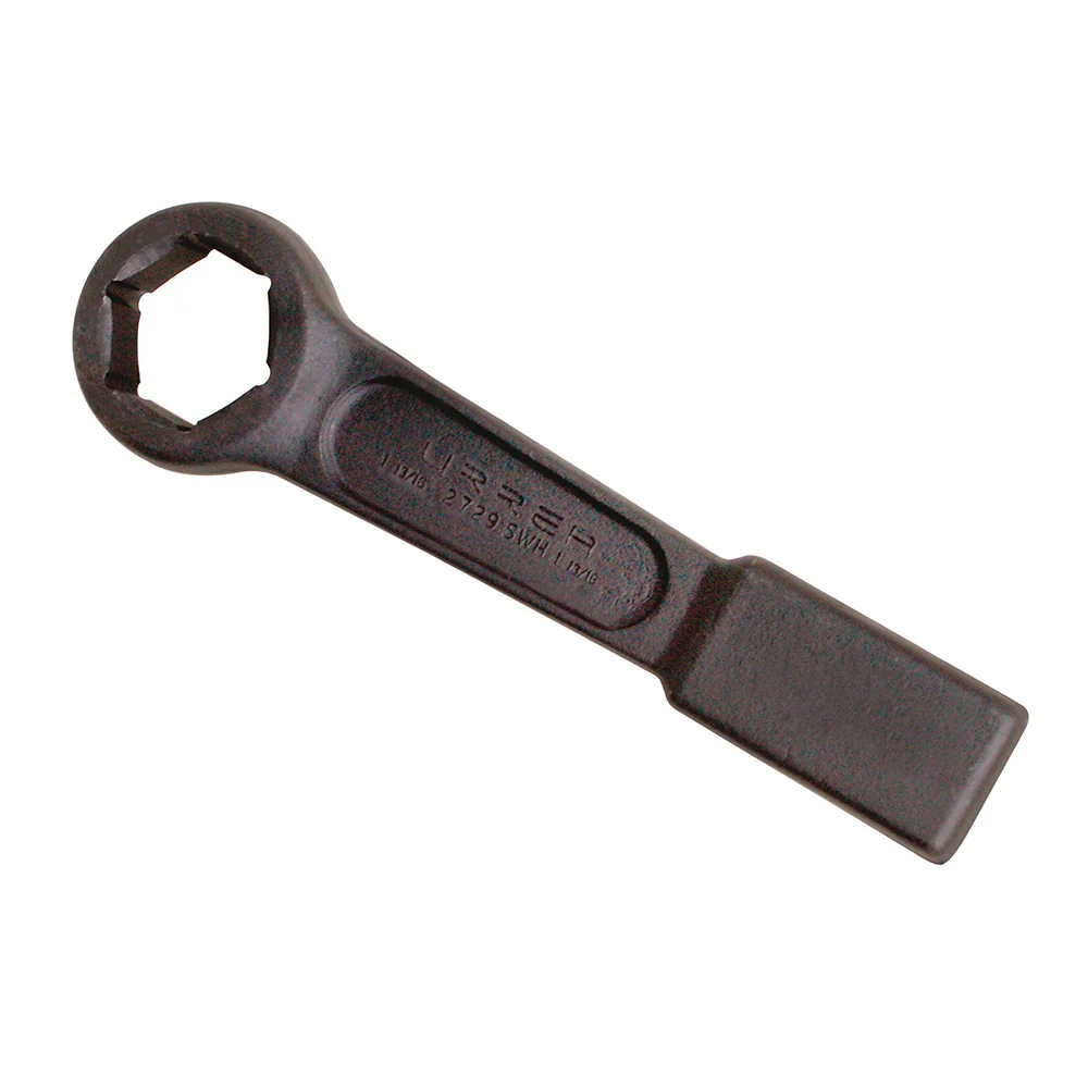 Llave de golpe plana fosfatizada en pulgadas, 6 puntas, 1-13/16" Urrea URREA DS