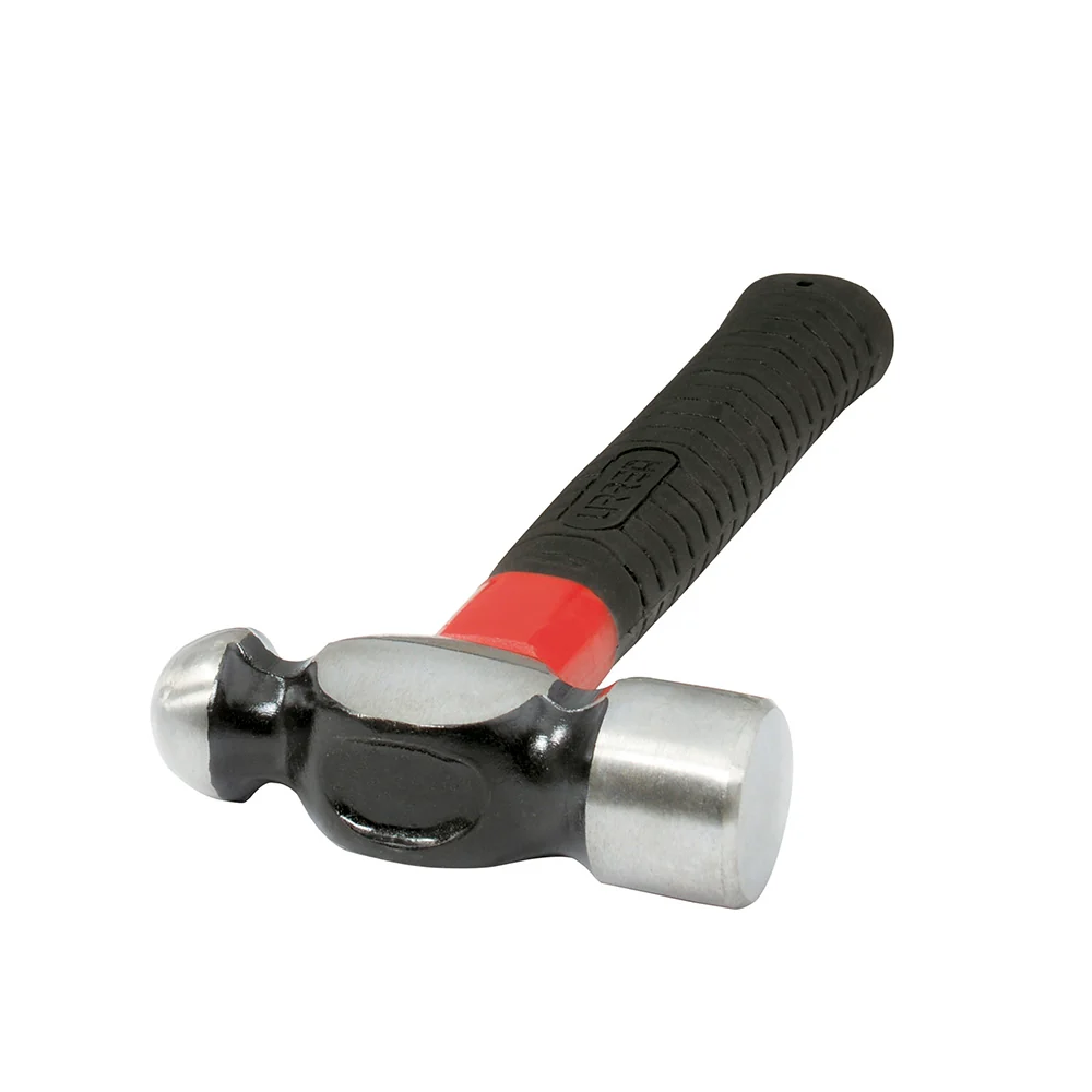 Martillo de bola forjada con mango de fibra de vidrio anti-vibración corto de 9", 32 oz Urrea URREA DS