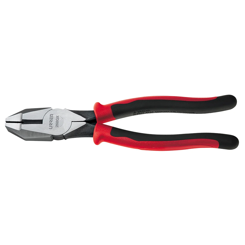 Pinza para electricista con mango bimaterial de 8-21/32" corte lateral alta palanca Urrea URREA DS