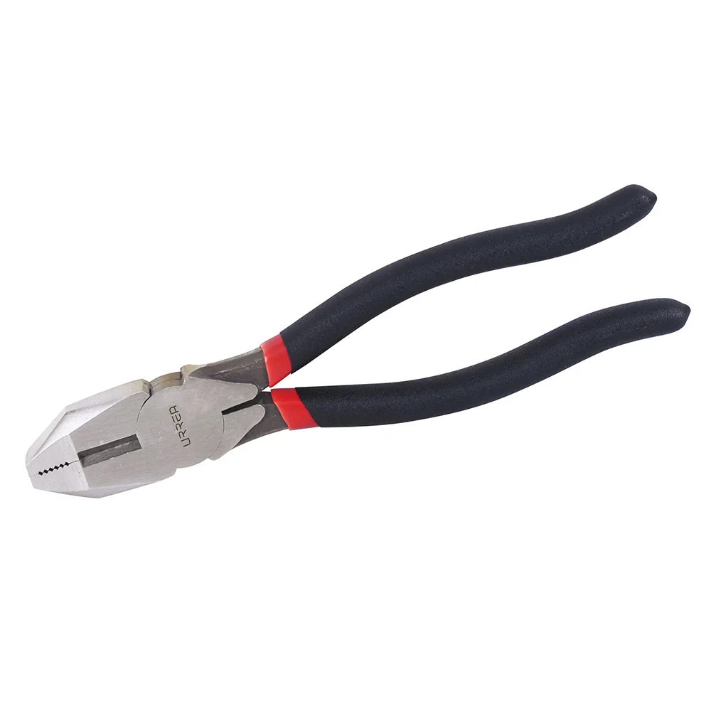 Pinza para electricista con mango rubber grip de 8-9/16" corte lateral Urrea URREA DS