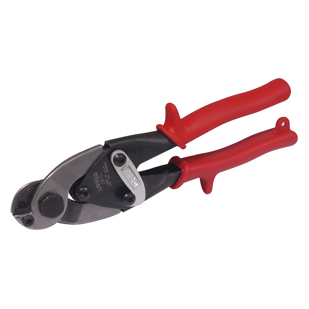 Tijera corta cable y alambre de acero con mango rubber grip, 9" Urrea URREA DS