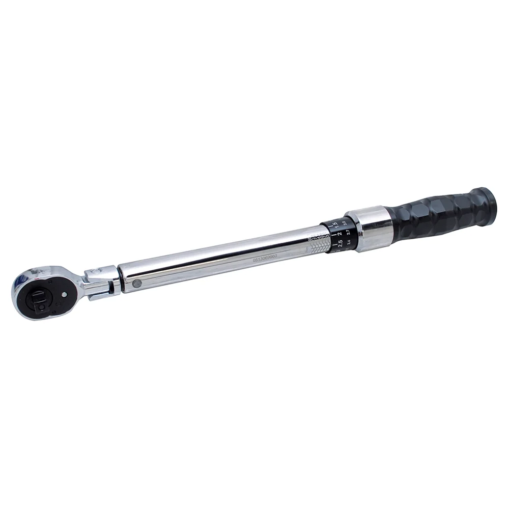 Torquímetro de trueno escala dual cabeza flexible cuadro de 3/8", 10-80 ft-lb Urrea URREA DS