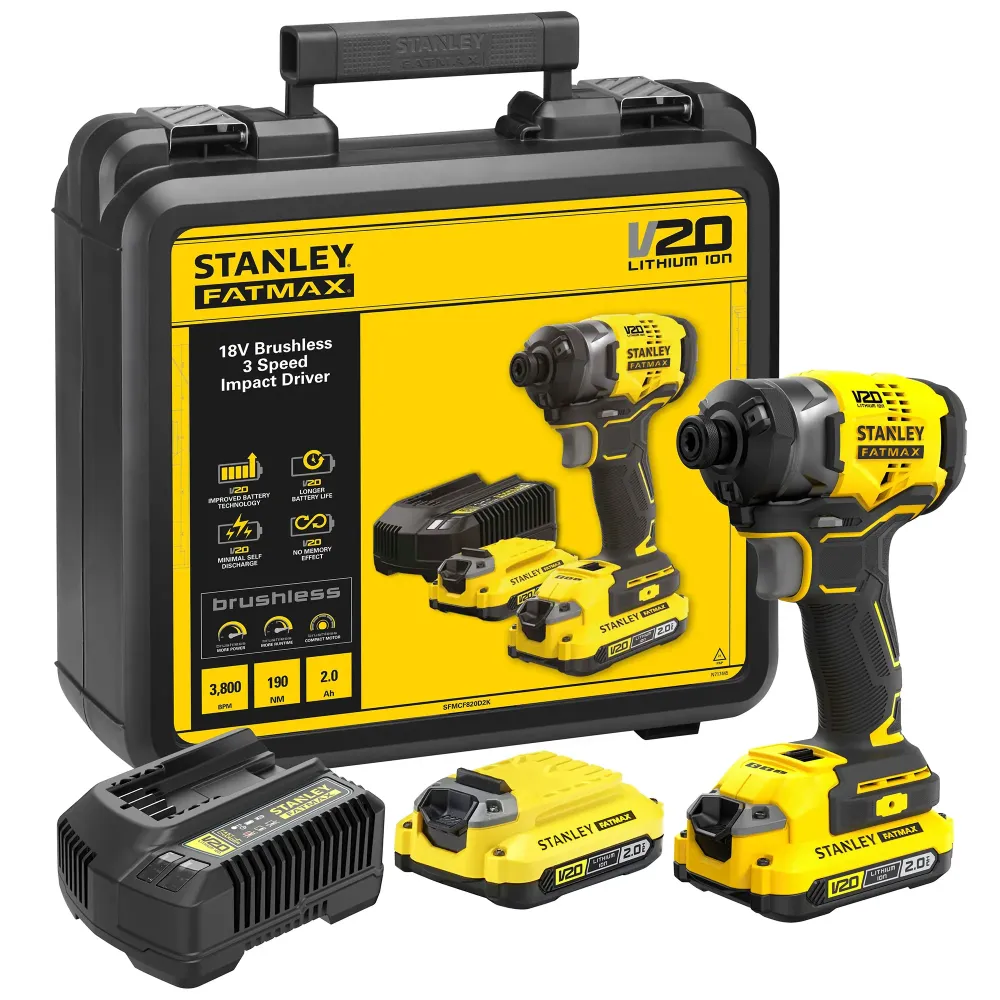 V20 slagsleutel Stanley SFMCF820D2K 18V