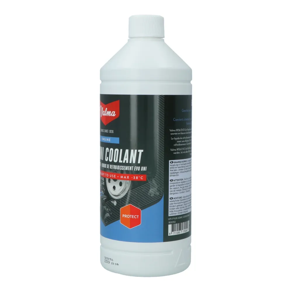 Valma koelvloeistof W56 EVO Uni - tot -38°C - 1L