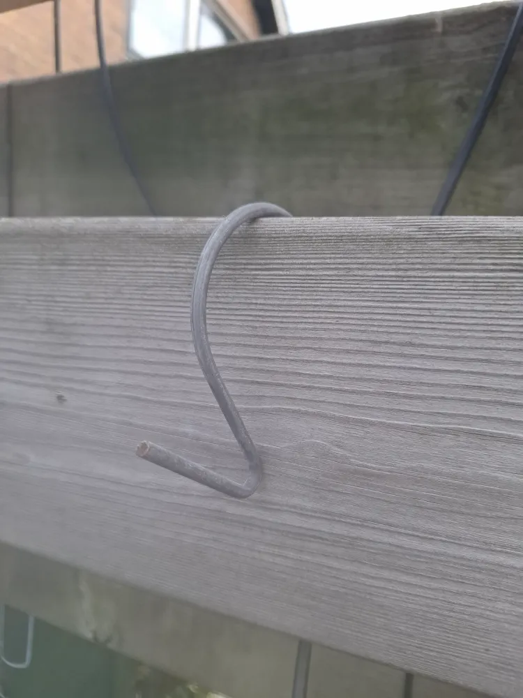 Wandhanger haak schutting Wandhangers.nl