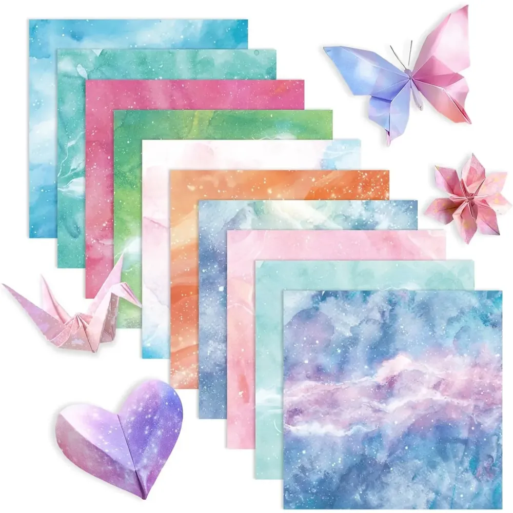 Papier voor kaarten maken en scrapbook – Dubbelzijdig origami papier Waren Store