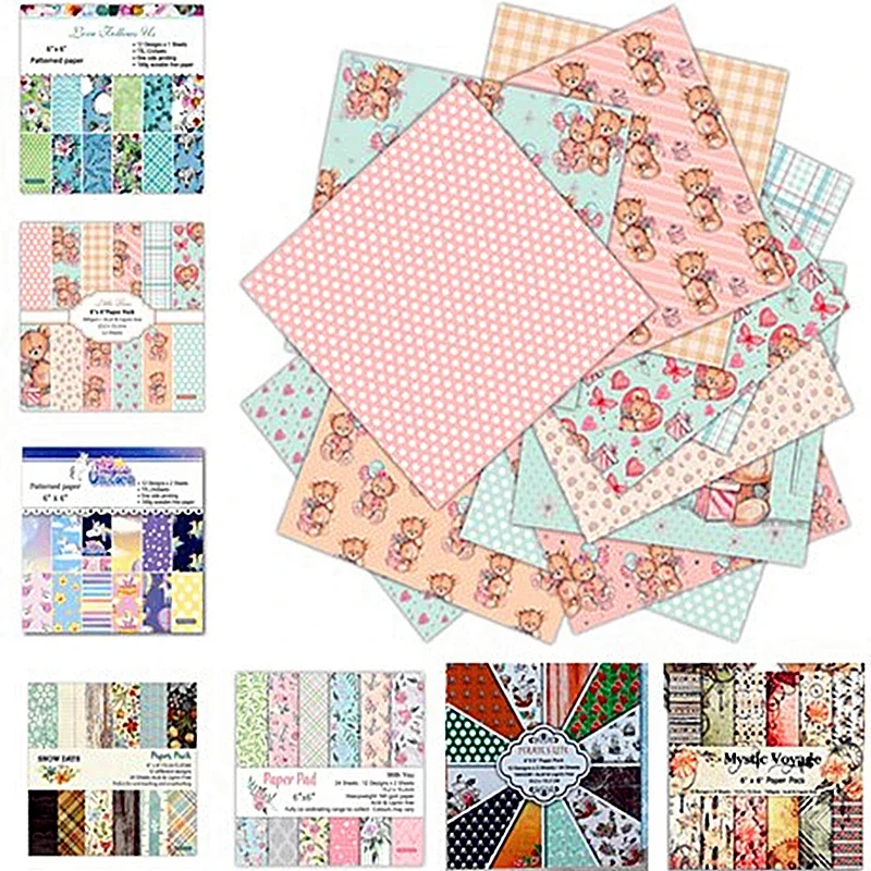 Papier voor kaarten maken en scrapbook met rozenpatroon Waren Store