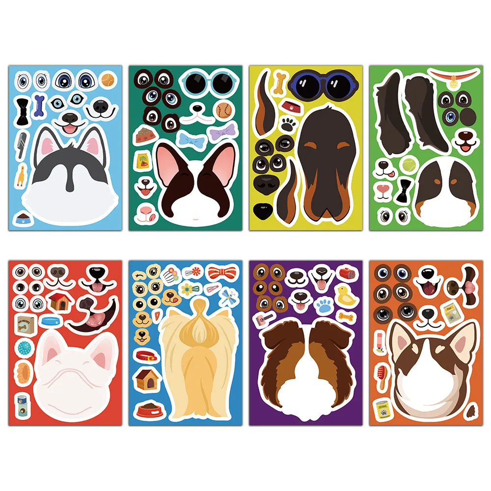 Sticker pret voor kinderen – Honden aankleed stickerset Waren Store